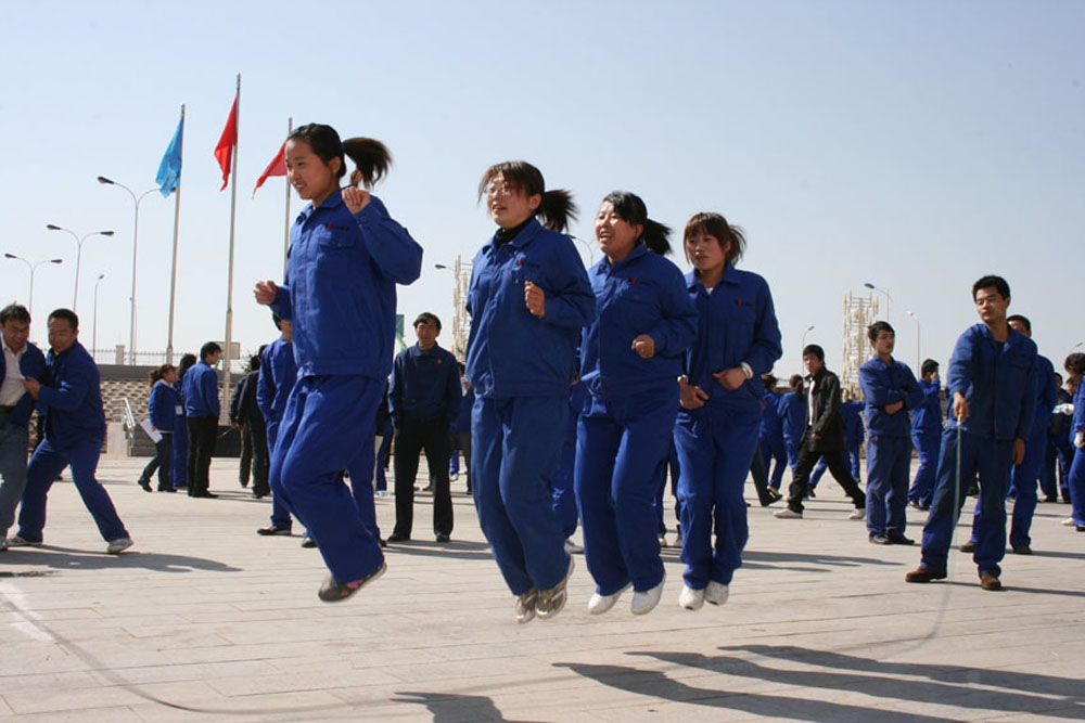 2010年4月运动会跳绳比赛