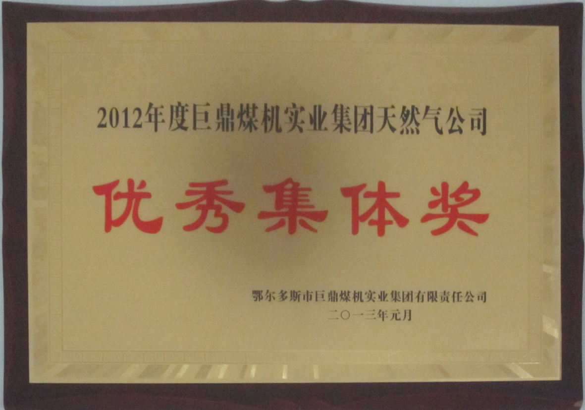 2012年度优秀集体